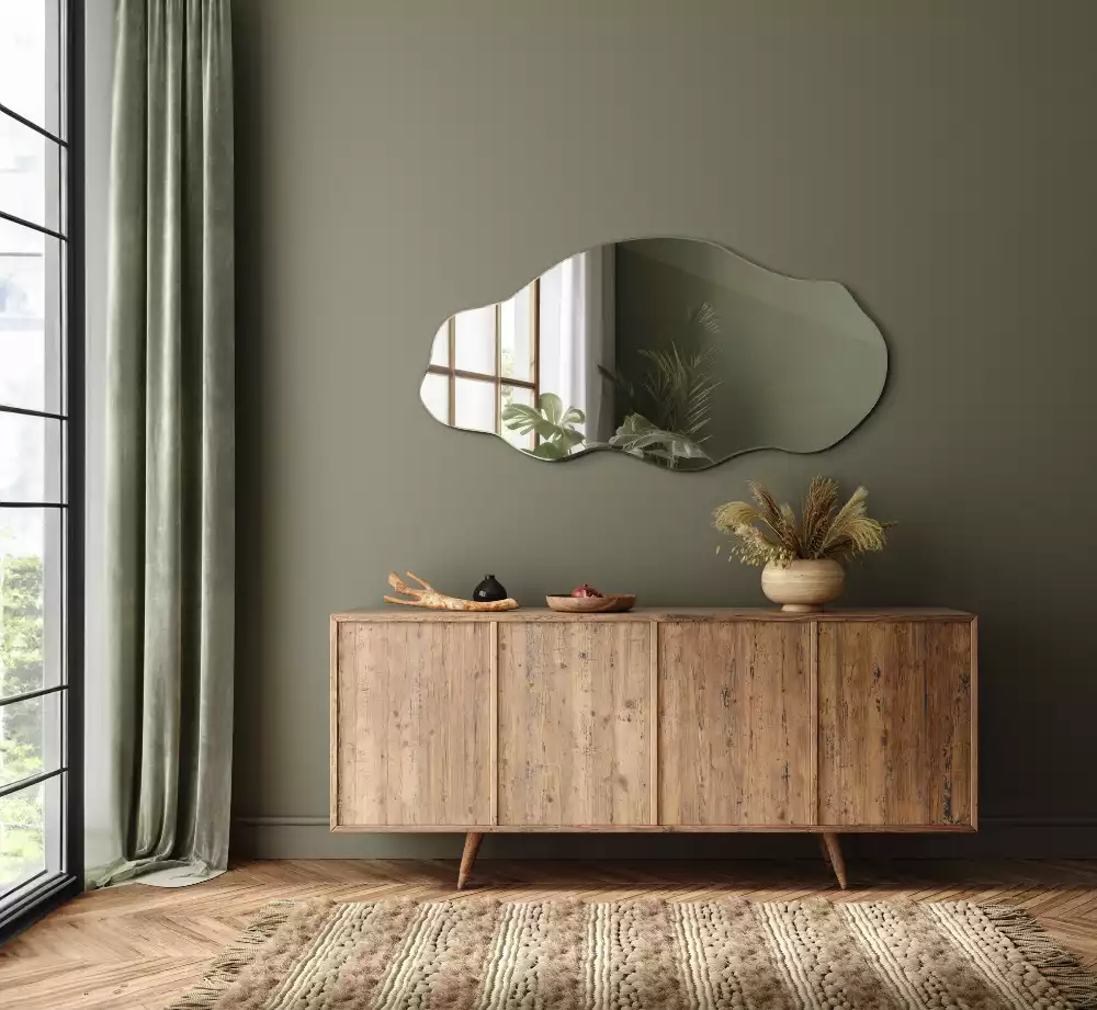 Espejo irregular pared decoración original