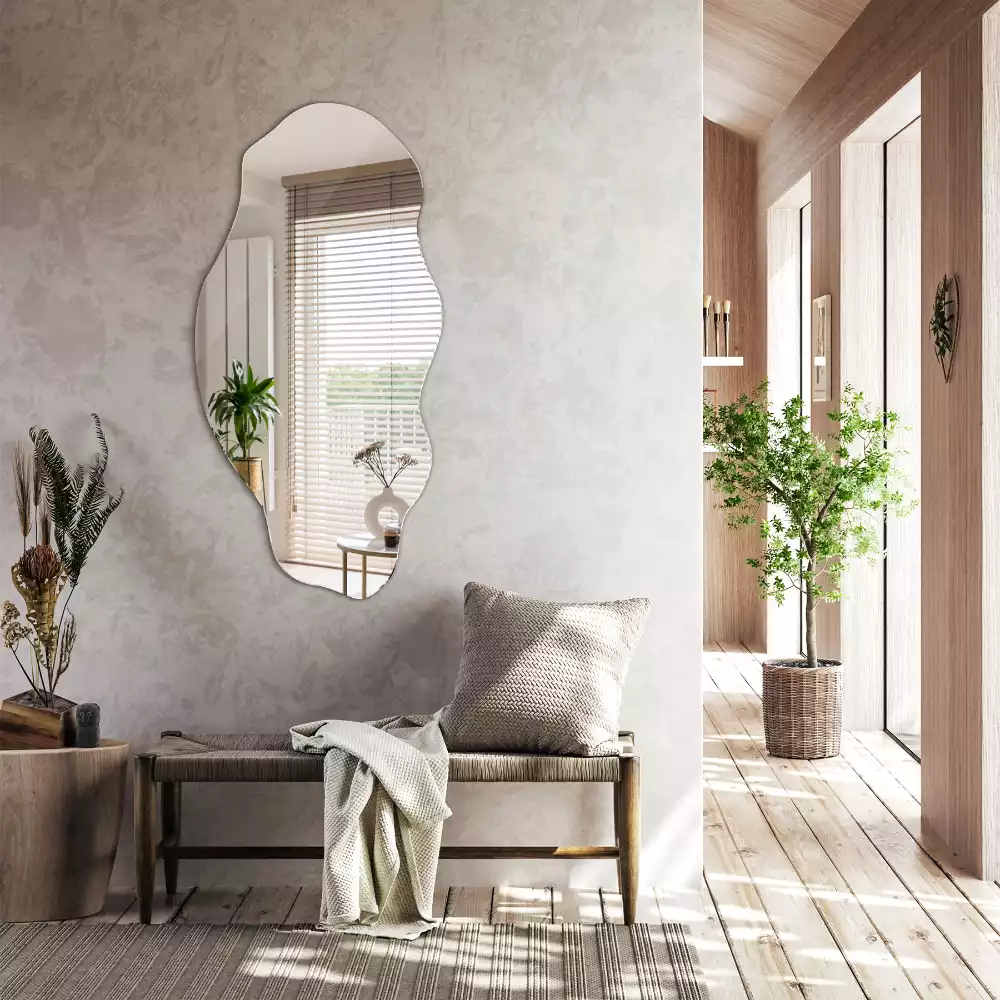 Espejo irregular pared decoración original