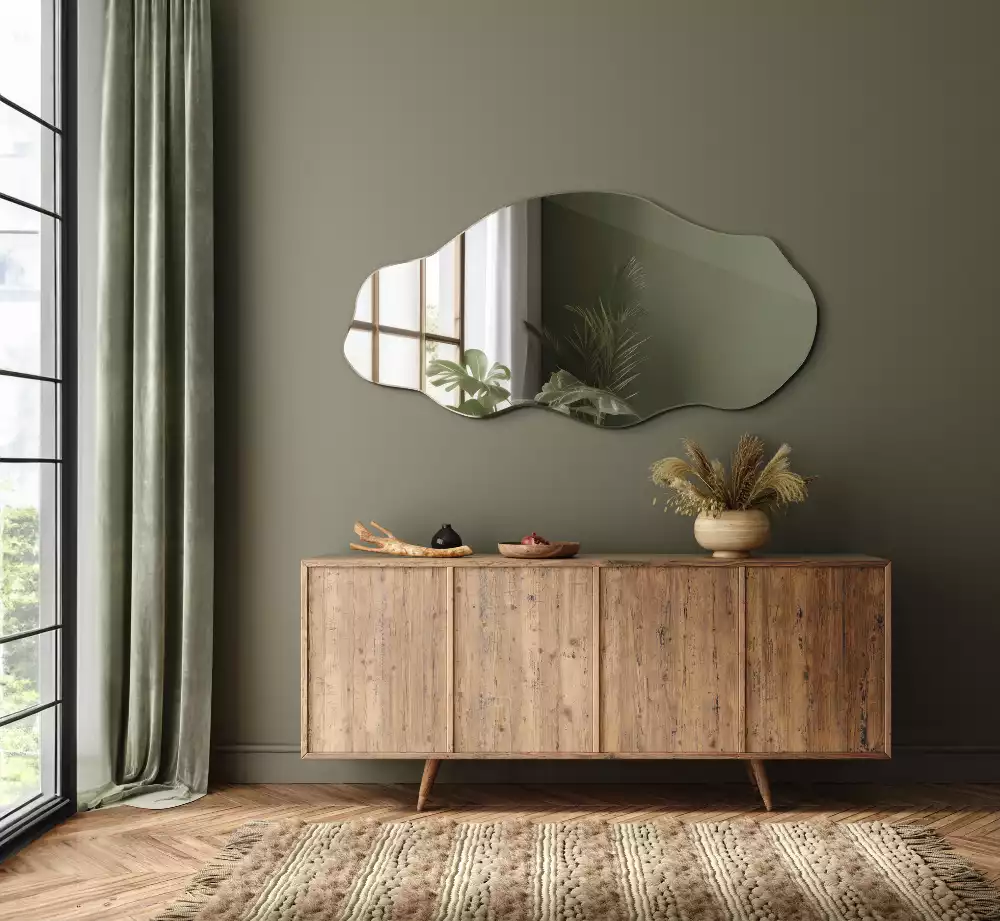 Espejo irregular pared decoración original