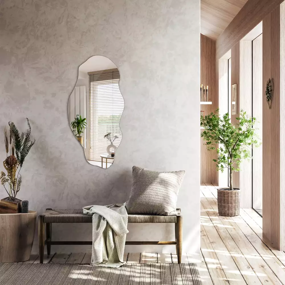 Espejo irregular pared decoración original