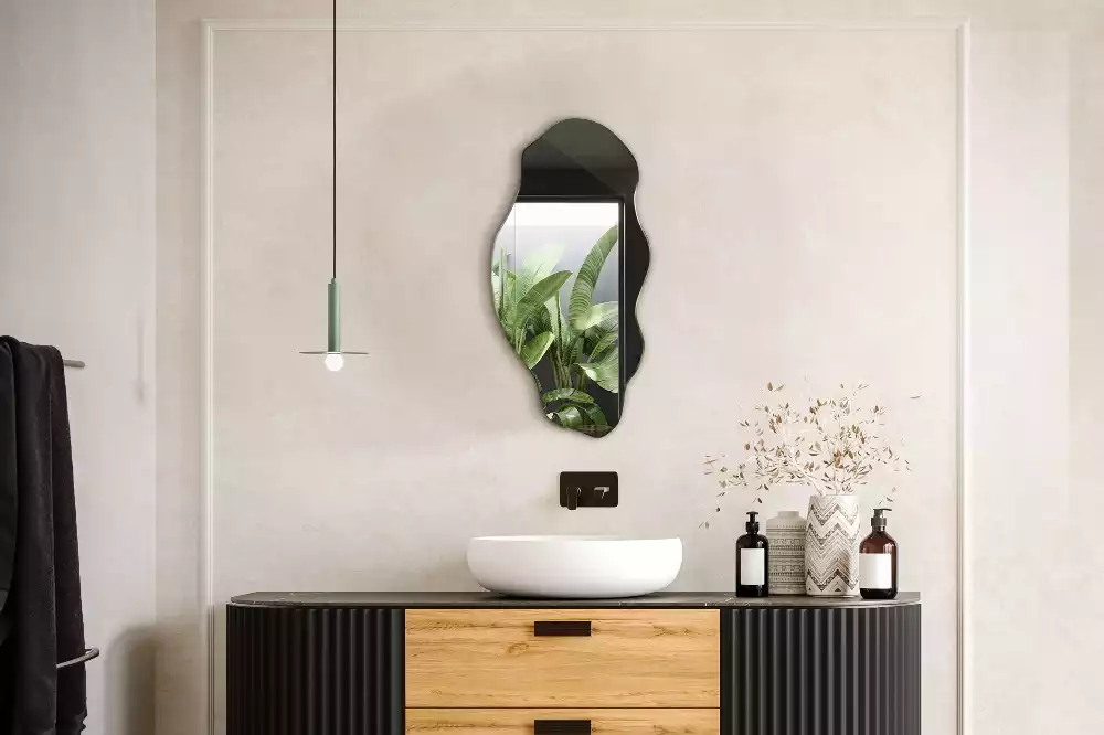 Espejo irregular pared decoración original