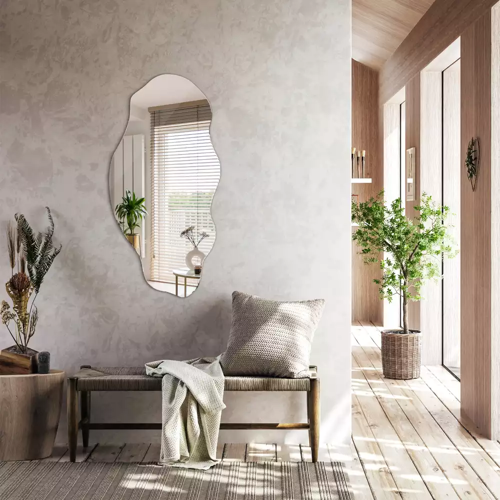 Espejo irregular pared decoración original