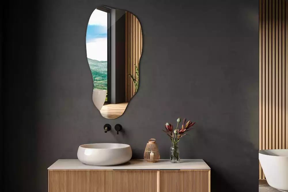 Espejo organico colgar manchas