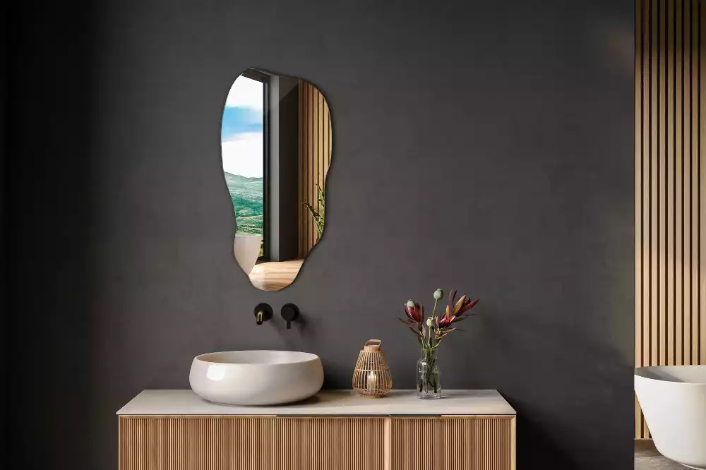 Espejo organico colgar manchas