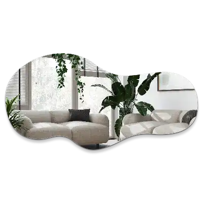 Espejo decorativo de diseño orgánico para colgar