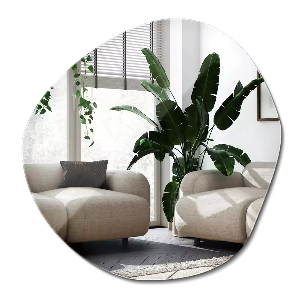 Espejo con forma original decorativo