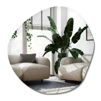 Espejo con forma original decorativo