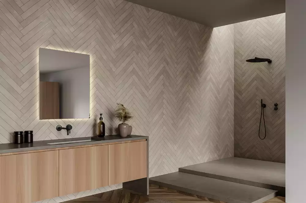 Espejo cuadrado LED moderno