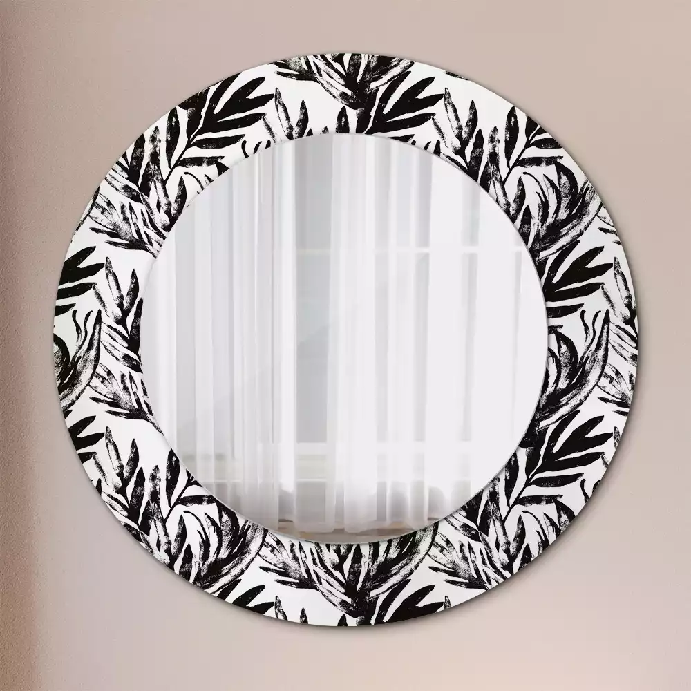 Espejo redondo estampado Monstruo