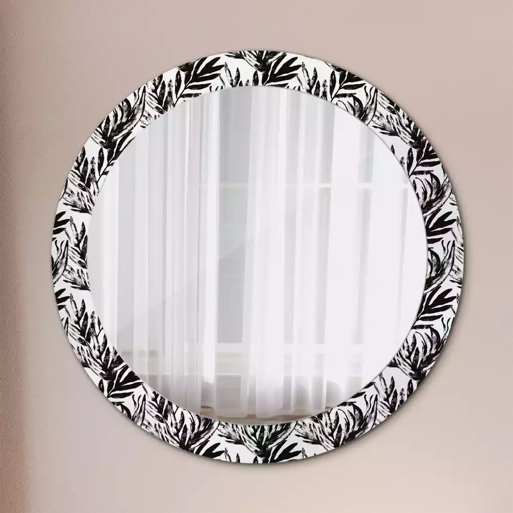 Espejo redondo estampado Monstruo