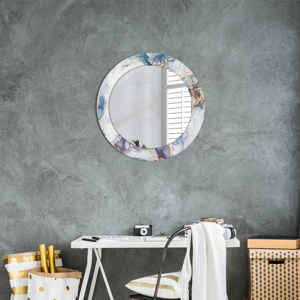 Espejo redondo impreso Arte abstracto