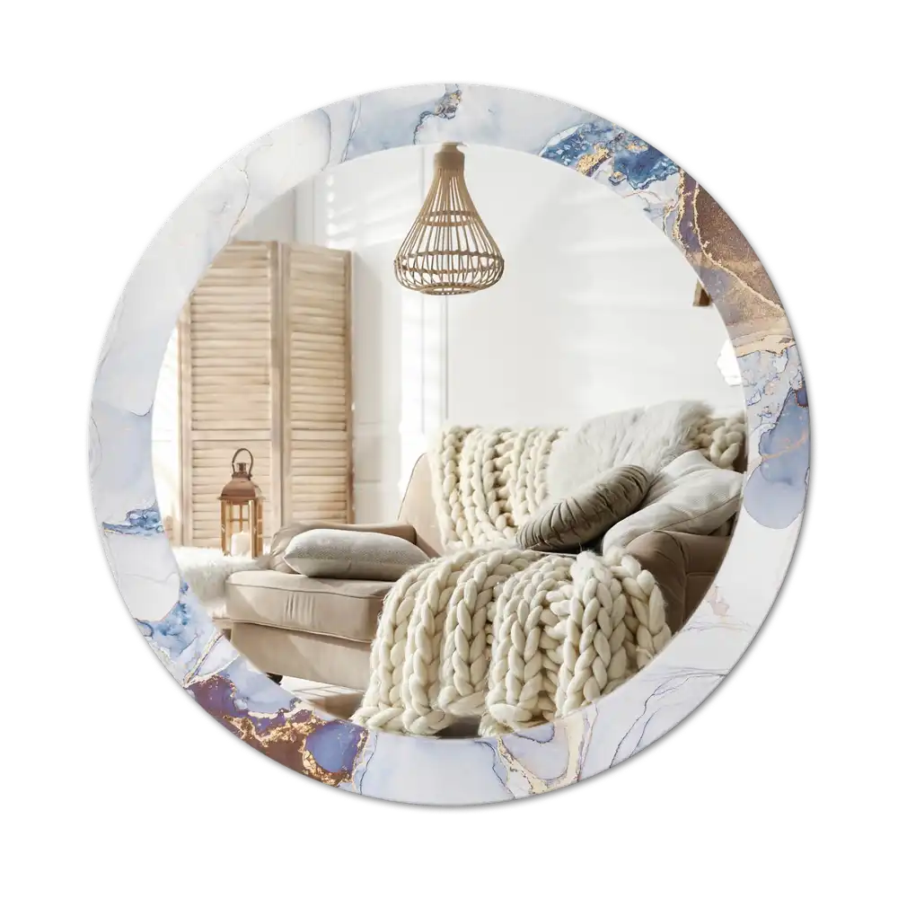 Espejo redondo impreso Arte abstracto