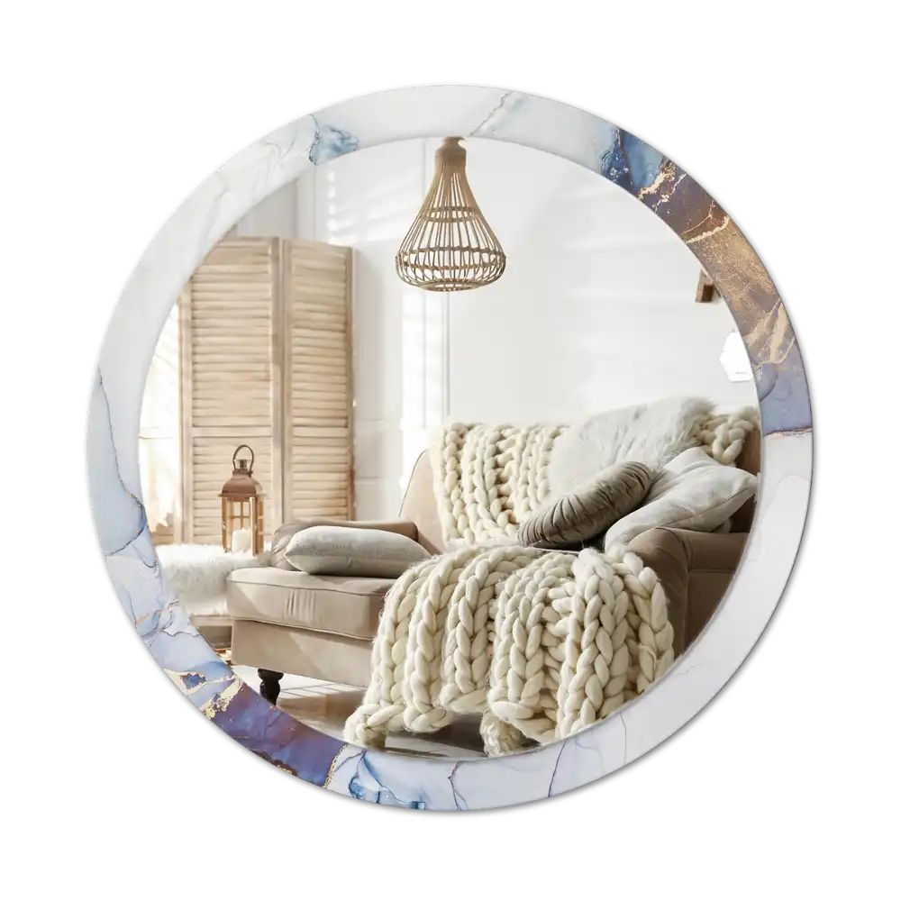 Espejo redondo impreso Arte abstracto