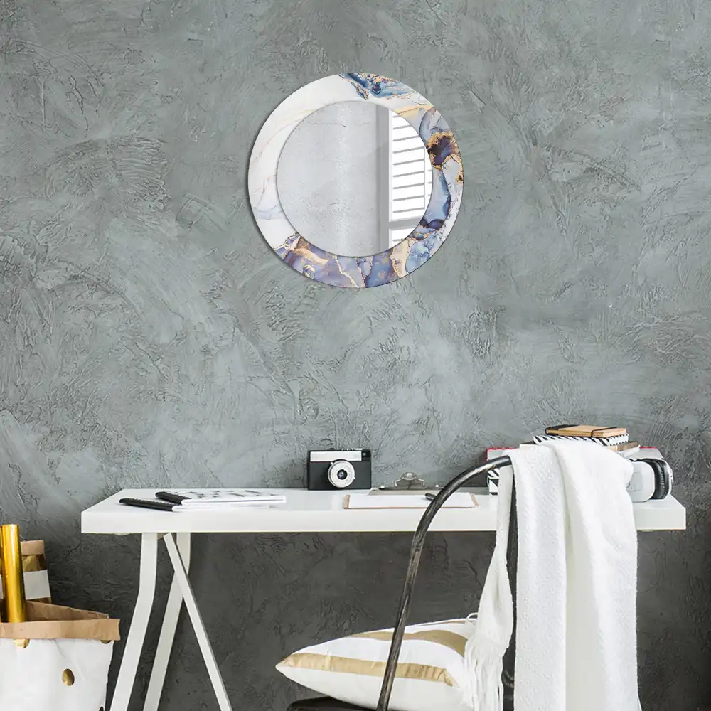 Espejo redondo impreso Arte abstracto