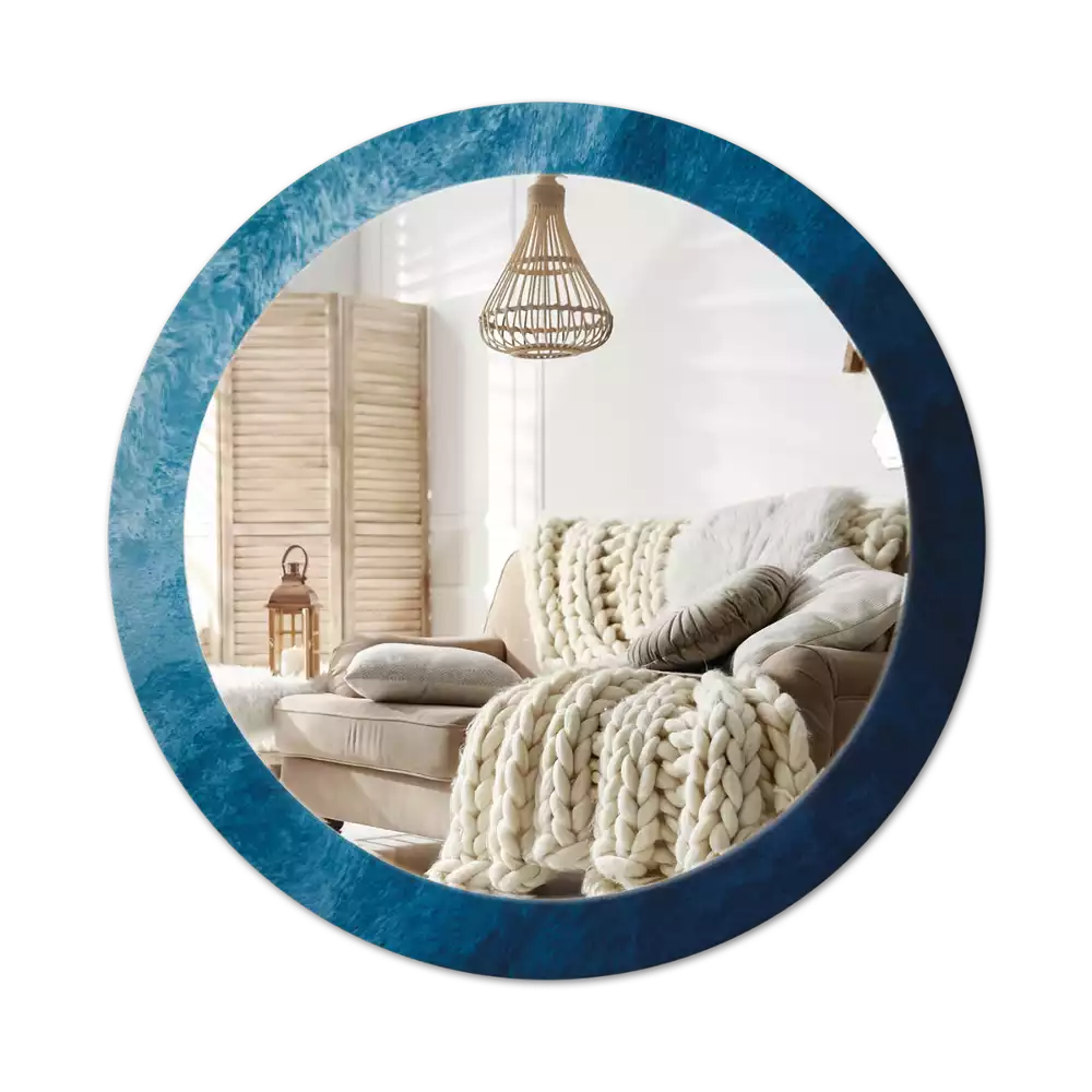 Espejo redondo impreso Arte abstracto