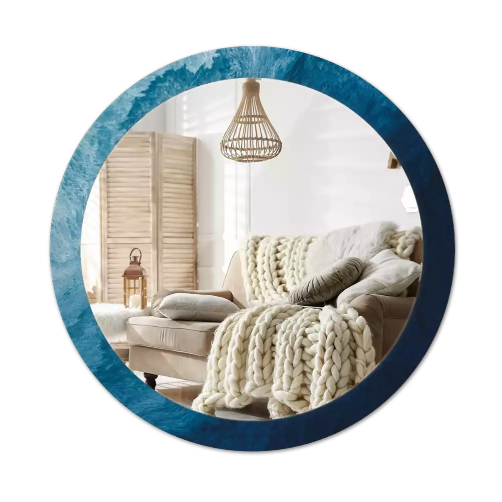 Espejo redondo impreso Arte abstracto