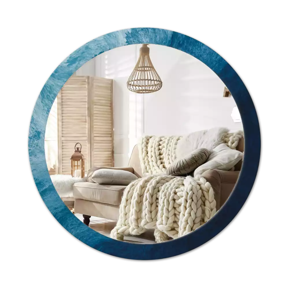 Espejo redondo impreso Arte abstracto