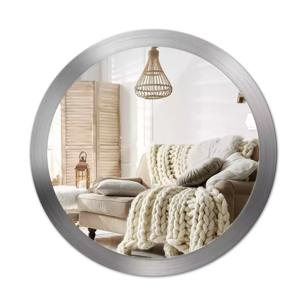 Espejo redondo impreso Imitación de metal