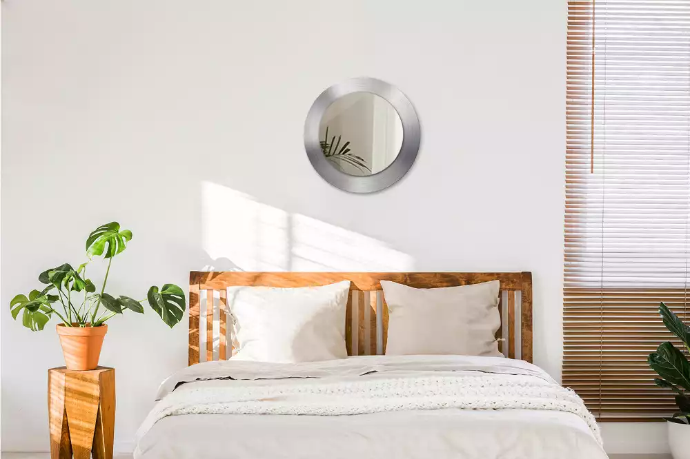 Espejo redondo impreso Imitación de metal