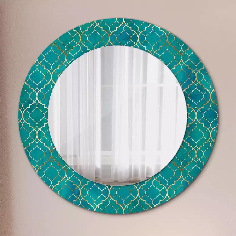 Espejo redondo impreso Composición del color