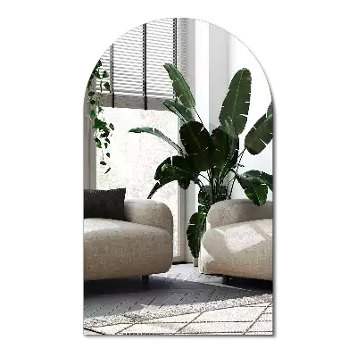 Espejo con arco decorativo de pared