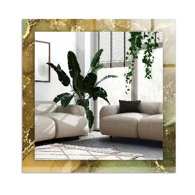 Espejo rectangular impreso Arte abstracto