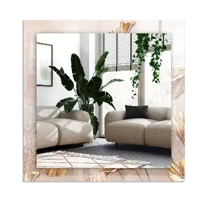 Espejo rectangular estampado Flores vintage