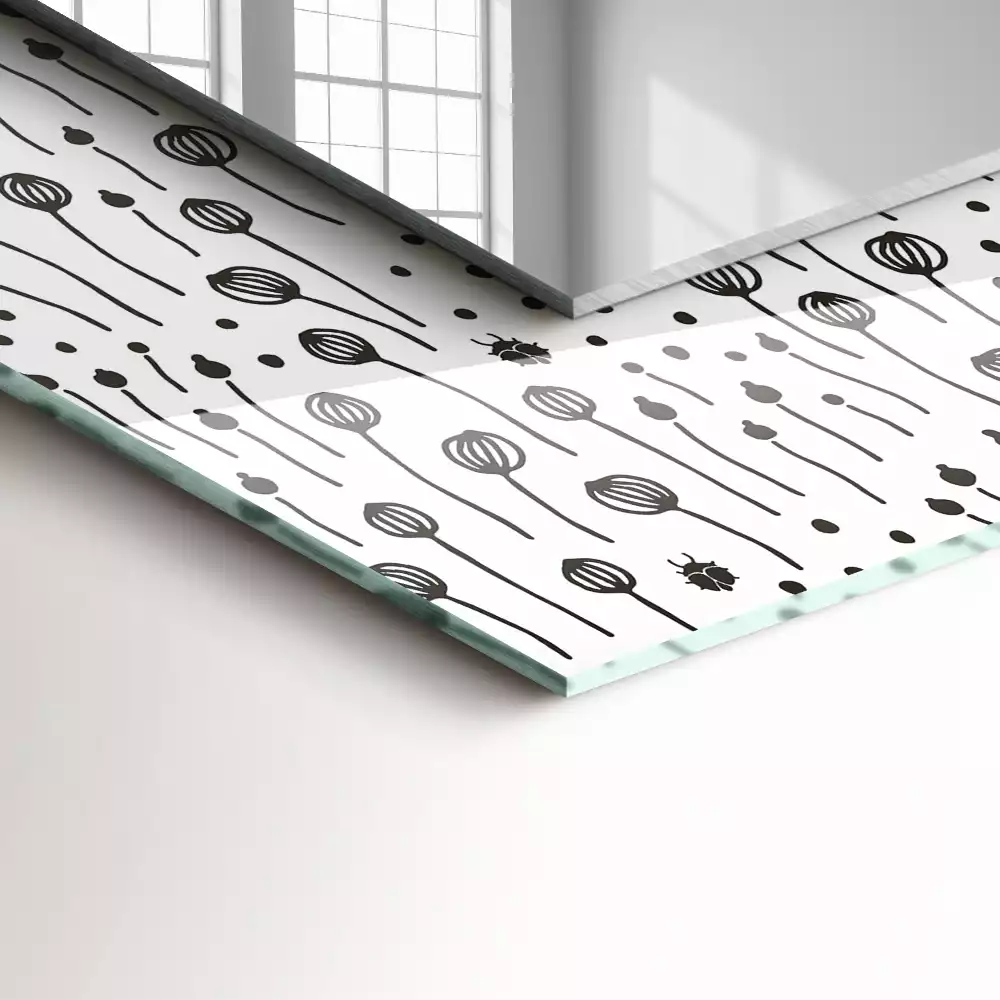 Espejo rectangular impreso Naturaleza minimalista