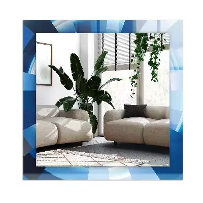 Espejo rectangular estampado Túnel abstracto