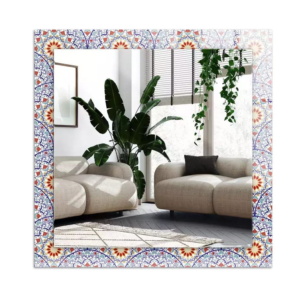Espejo rectangular estampado Mandalas