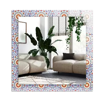 Espejo rectangular estampado Mandalas