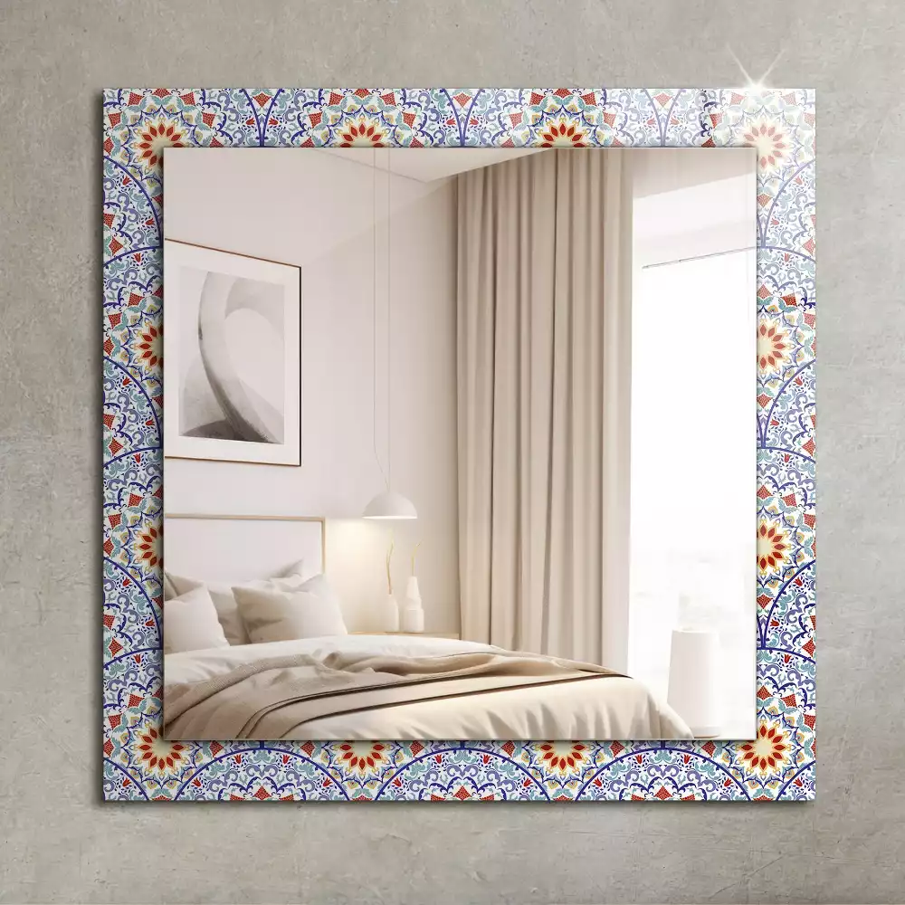 Espejo rectangular estampado Mandalas