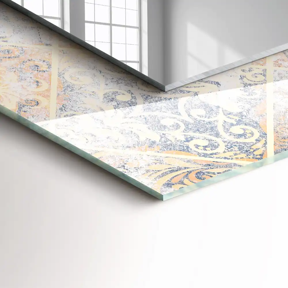 Espejo rectangular estampado Azulejos estampados