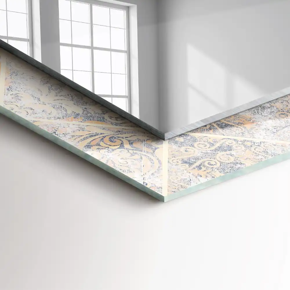 Espejo rectangular estampado Azulejos estampados