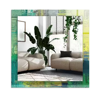 Espejo rectangular impreso Composición abstracta de colores