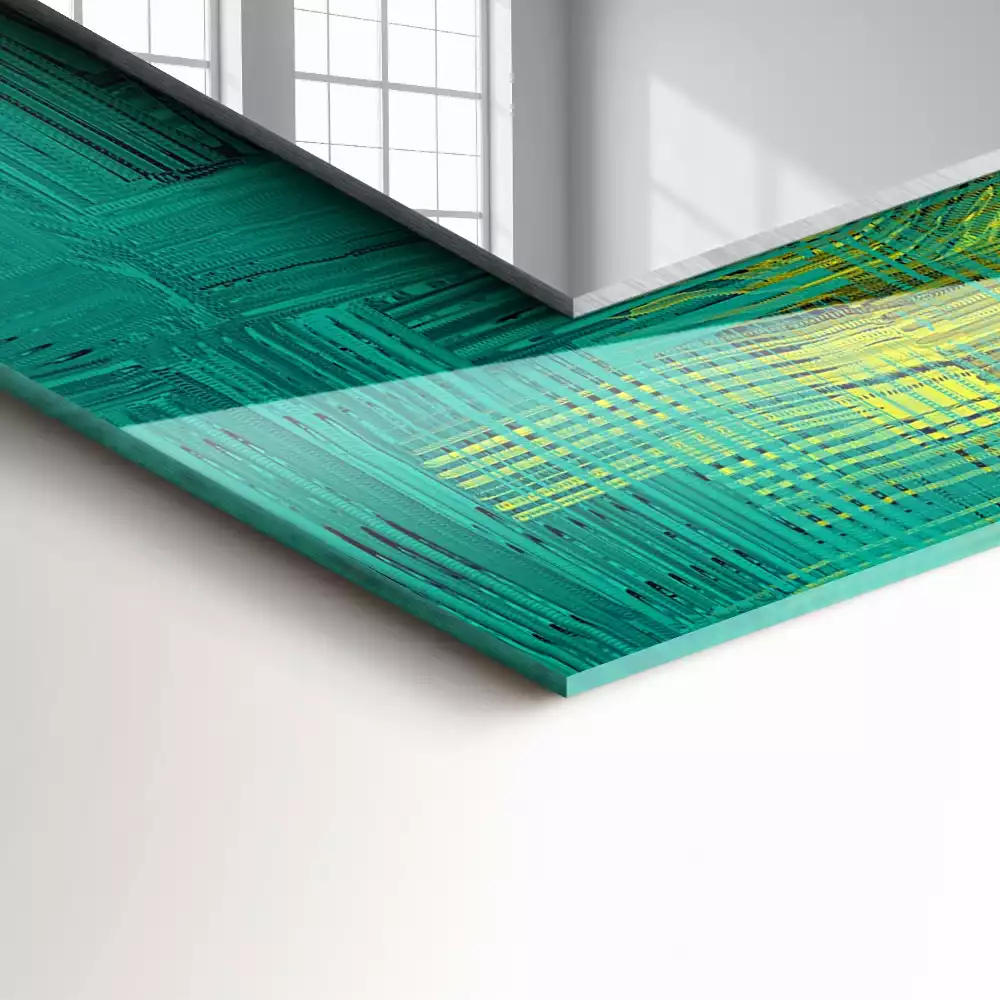 Espejo rectangular impreso Composición abstracta de colores