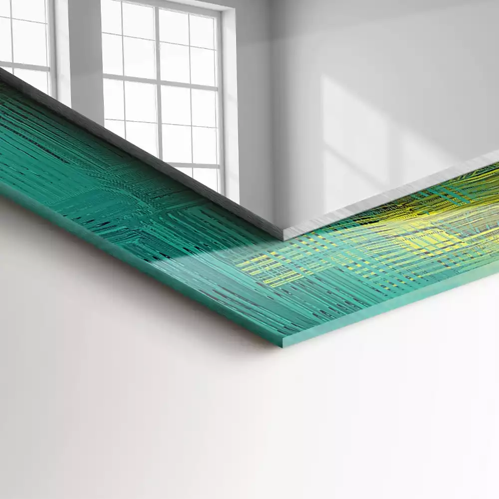 Espejo rectangular impreso Composición abstracta de colores