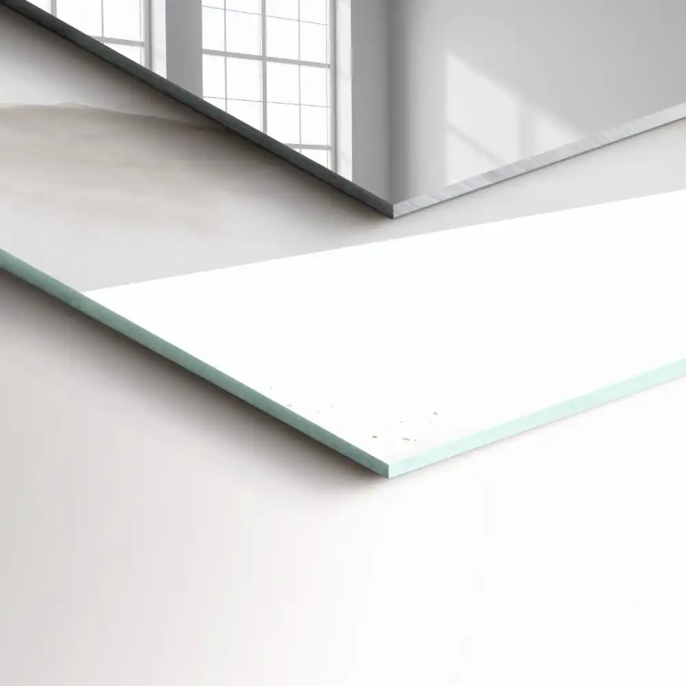 Espejo rectangular impreso mármol gris