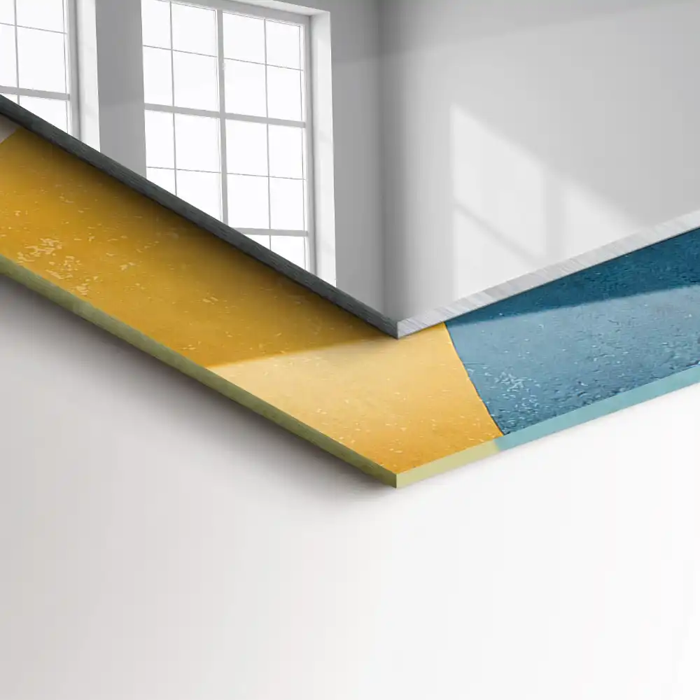 Espejo rectangular impreso Patrones abstractos coloridos