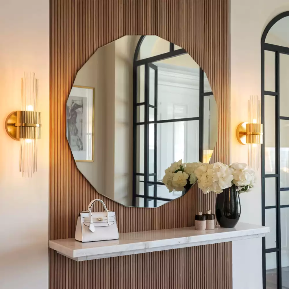 Espejo geométrico diseño original