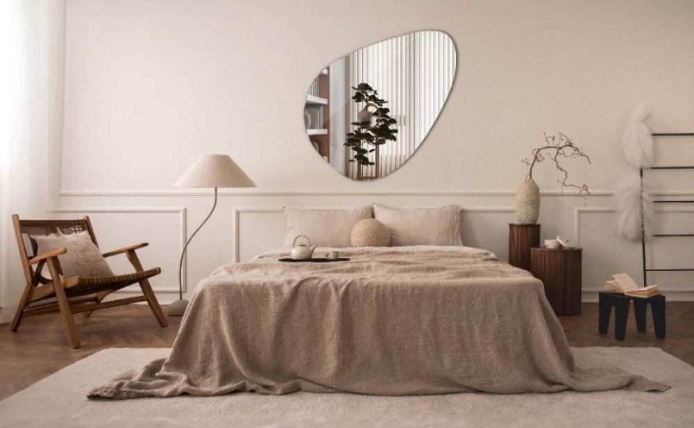 Espejo para ampliar ópticamente habitaciones pequeñas - trucos de diseño