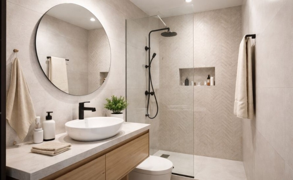 baño pequeño con ducha