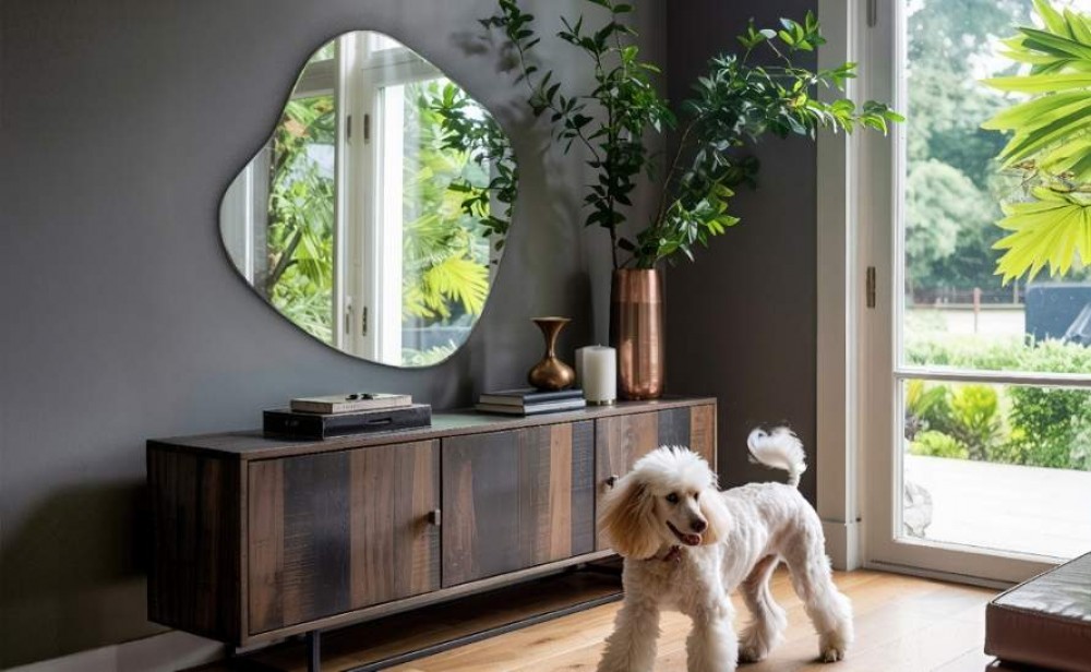 Espejo sobre la cómoda del pasillo: ¿cómo elegirlo?