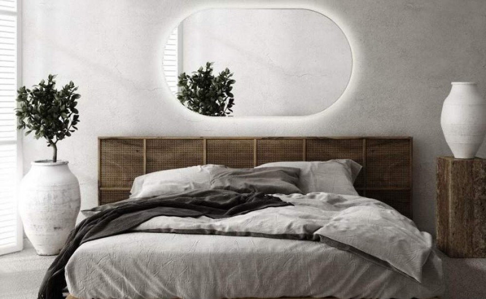 Espejo en el dormitorio